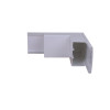 Dietzel Univolt PVC Maxi Trunking 75mm x 50mm Fabricated External Bend White