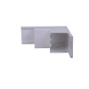 Dietzel Univolt PVC Maxi Trunking 75mm x 75mm Fabricated External Bend White