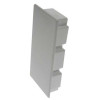 Dietzel Univolt PVC Maxi Trunking 150mm x 50mm End Cap White