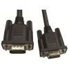 15m SVGA HD15 Male to Female Lead Black