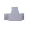 Dietzel Univolt PVC Maxi Trunking 150mm x 150mm Fabricated Flat Tee White