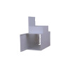 Dietzel Univolt PVC Maxi Trunking 150mm x 150mm Fabricated Flat Tee White