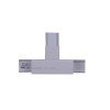 Dietzel Univolt PVC Maxi Trunking 50mm x 50mm Fabricated Flat Tee White