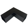 Black Fabricated Flat Angle 75 x 75