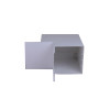 Dietzel Univolt PVC Maxi Trunking 150mm x 150mm Fabricated Internal Bend White