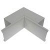 Dietzel Univolt PVC Maxi Trunking 75mm x 75mm Fabricated Internal Bend White