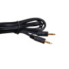 2m 3.5mm Stereo Male to Male Audio Lead Black (Each)