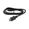 1m HDMI High Speed with Ethernet Male to Male 30Awg Black