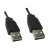 1.8m USB 2.0 Type A Male to Male Black