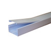 Marco PVC Dado-Skirting 100mm x 50mm Trunking 3m Length PVC White