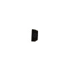 Black 25mm x 16mm End Cap (Each)