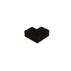 Black 25mm x 16mm Flat Angle (Each)