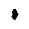 Black 25mm x 16mm Flat Angle (Each)