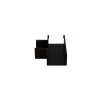 Black 25mm x 16mm Flat Tee (Each)