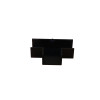 Black 25mm x 16mm Flat Tee (Each)