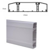 Marco Apollo 170mm x 50mm 3 Compartment Chamfered Straight Trunking 3m Length PVC White