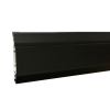 Marco Apollo 170mm x 50mm 3 Compartment Chamfered Straight Trunking 3m Length PVC Charcoal