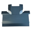 Marco Apollo 170mm x 50mm 3 Compartment Chamfered Straight Trunking Flat Tee PVC Charcoal