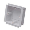 Marco  Power Pole Outlet Boxes, White, Single Gang