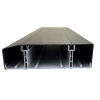 Marco Apollo 170mm x 50mm 3 Compartment Dado–Skirting Straight Trunking 3m Length PVC Charcoal