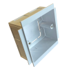 Marco Dado–Skirting 35mm Deep Single Gang Accessory Box PVC White