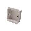 Marco Dado–Skirting 25mm Deep Single Gang Accessory Box PVC White