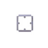 Marco Dado–Skirting 25mm Deep Single Gang Accessory Box PVC White