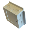 Marco Dado–Skirting 35mm Deep Single Gang Accessory Box PVC White
