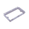 Marco Dado–Skirting 25mm Deep Double Gang Accessory Box PVC White