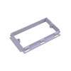 Marco Dado–Skirting 25mm Deep Double Gang Accessory Box PVC White