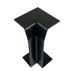 Marco Apollo 170mm x 50mm 3 Compartment Skirting Internal Angle Upward PVC Charcoal