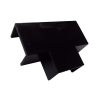 FFT4BL  | Black 40mm x 25mm Flat Tee
