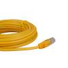 10m Cat5e RJ45 U/UTP Moulded Patch Lead Yellow