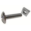 TIMco 0620RB M6 x 20mm Steel Support Channel Roofing Nuts and Bolts Pack 200 (Box/200)