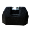 250mm Black Roof Top Support (Each)