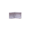 Dietzel Univolt PVC Mini Trunking 25mm x 16mm External Bend White