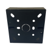 Univolt SFB 1/32 BK 32mm Single Gang LSF Back Box Black