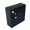 Univolt SFB 1/32 BK 32mm Single Gang LSF Back Box Black