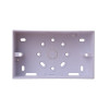 Dietzel Univolt LSF Double Gang Square Cornered 44mm Deep Back Box With 20mm Knockout