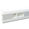 Univolt SLXL 3 Compartment Dado Trunking Light Grey