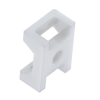 Natural Saddle Screw Mounted Cabletie Bases (Small) (Bag/100)