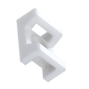 Natural Saddle Screw Mounted Cabletie Bases (Small) (Bag/100)