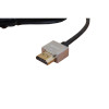 2m Super Slim HDMI High Speed with Ethernet Male to Male 32Awg Black