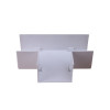 Dietzel Univolt PVC Mini Trunking 60mm x 40mm Flat Tee White
