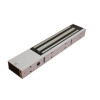 Slim, compact design unmonitored maglock. 12/24Vdc. 275kg/600lb holding force. Silver anodised aluminium finish
