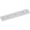Armature surface mounting plate for slim size EM maglock. Silver anodised aluminium finish