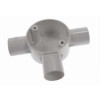 Dietzel Univolt LSF Plastic Conduit Tee Box 20mm White