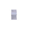 Marshall Tufflex PVC-U Maxi Trunking 50mm x 50mm Clip-On Flat Bend White