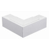 Marshall-Tufflex TFAS75FWH | Marshall Tufflex 75 x 75mm Flat Angle