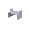 Marshall Tufflex PVC-U Maxi Trunking 100mm x 50mm Clip-On Internal Bend White